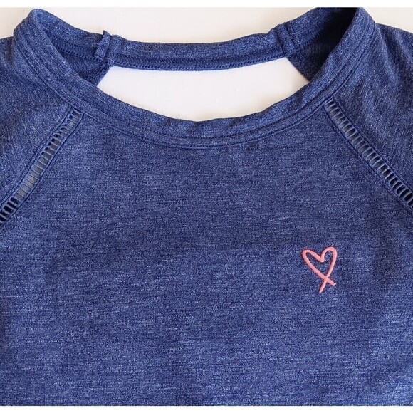 VICTORIA'S SECRET Purple Long Sleeve Pullover Shirt with Cutout Back Size S - Picture 6 of 8